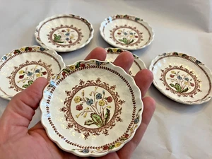 Lotto di 6 pat burro vimini Chelsea Spode's Cowslip vintage Copeland England - Foto 1 di 15