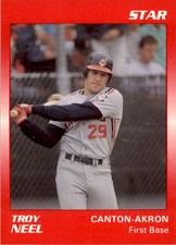 1989 Star #155 Troy Neel Canton-Akron Indians
