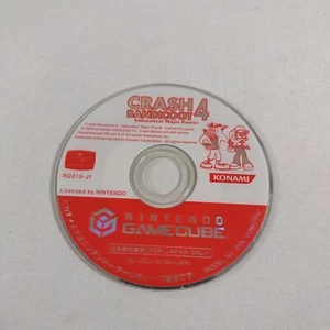 Japanese Crash Bandicoot 4 Disc Only Nintendo GameCube GC Japan Import US Seller - Picture 1 of 3