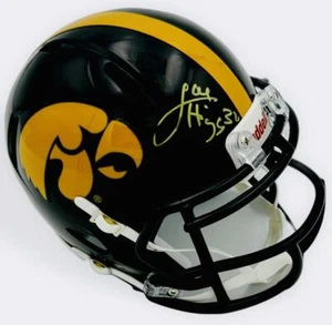 JAY HIGGINS SIGNED IOWA HAWKEYES FOOTBALL MINI HELMET AUTOGRAPH BECKETT BAS K133 - Picture 1 of 2
