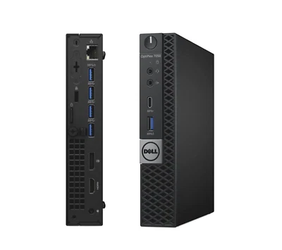 Fast Dell OptiPlex 7050 Micro PC, Intel i5-7500T, 16GB RAM, 256GB SSD Windows 10 - Image 1 of 4