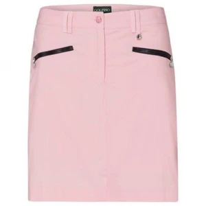 NWT GOLFINO Ladies Tech Stretch Skort Zipper Pocket 1369322 303 Pink Sz 8 12 NEW - Picture 1 of 5