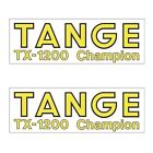 Tange TX1200 YELLOW fork decal set