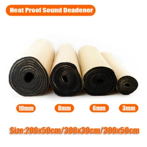 Firewall Sound Deadener Car Heat Shield Insulation Deadening Mat Closed Noise - Picture 1 of 7