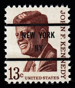 1287a John F Kennedy 13c Bureau Precancel “NEW YORK NY" PSS-81 MNH OG - Picture 1 of 1