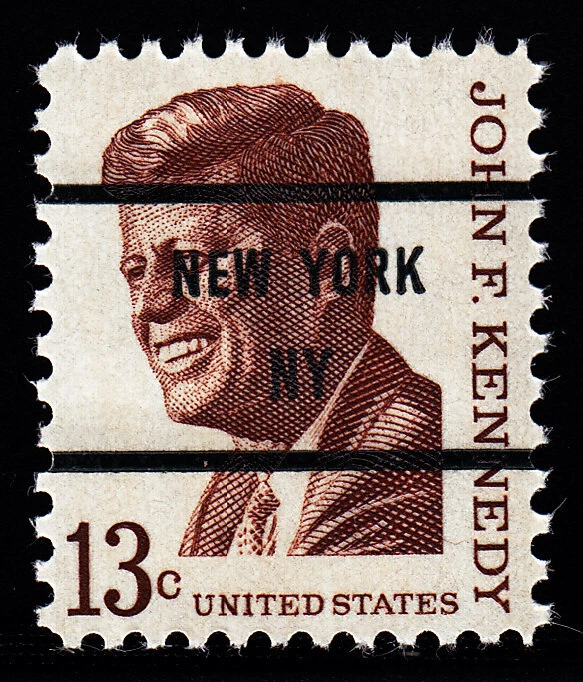 1287a John F Kennedy 13c Bureau Precancel “NEW YORK NY" PSS-81 MNH OG - Image 1 of 1