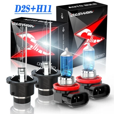 Kit de bombillas antiniebla altas bajas + antiniebla 6000K HID para Infiniti Q60 2014-2019 Foto 1 de 4