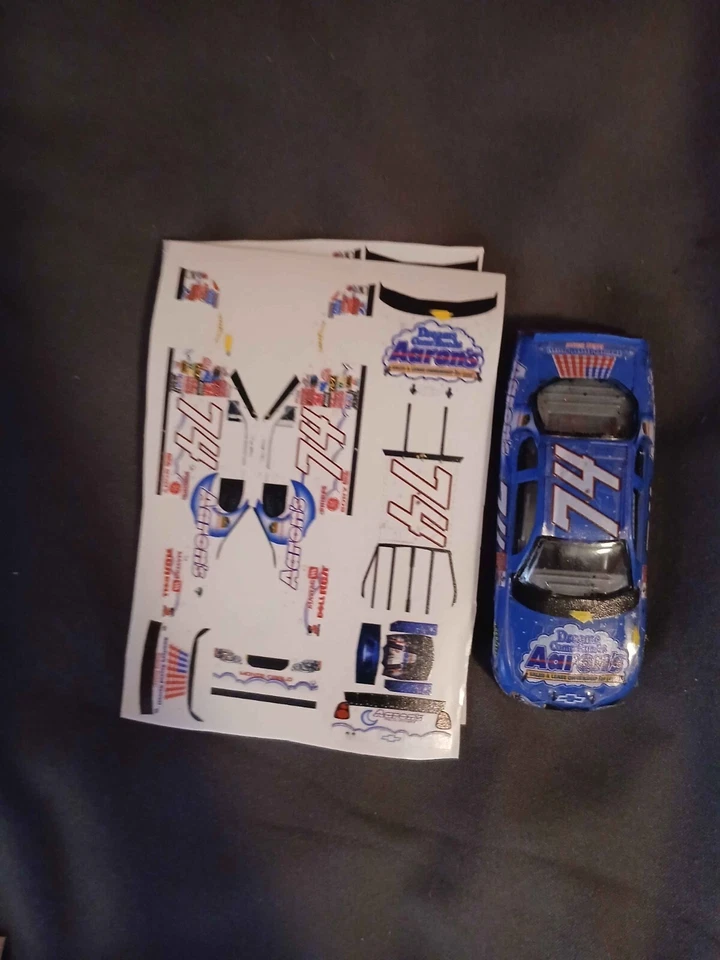 NASCAR 2003 TONY RAINES AARONS 1 64 PEEL AND STICK DECAL - Image 1 of 1