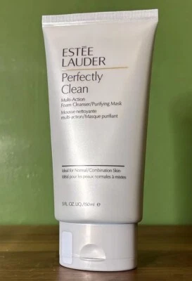 雅诗兰黛 Perfectly Clean 多效泡沫洁面乳/净化面膜 5 盎司/150 毫升 — 第 1/4 张图片