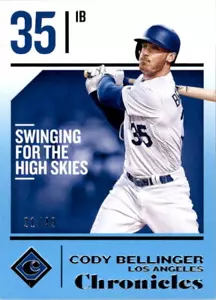 2018 Panini Chronicles Blue #56 Cody Bellinger /49 - NM-MT - Foto 1 di 2