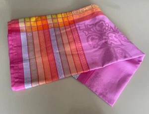 LE JACQUARD FRANCAIS  Amazing color 50% cotton 50% linen Tablecloth 69 x 69 in - Picture 1 of 8