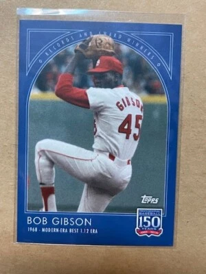 Bob Gibson ~ 2019 Topps 150 Years of Professional Baseball #19 - Image 1 of 2