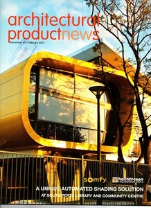 Architectural Product News Magazine Dec 11 Jan 12 Featuring Automated Shading - Picture 1 of 1