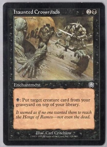 1x Haunted Crossroads - Mercadian Masques - Light Play - Imagen 1 de 1