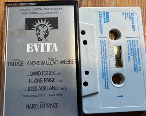 1978 MCA CASSETTE TAPE - EVITA ORIGINAL LONDON CAST TIM RICE ANDREW LLOYD WEBBER - Bild 1 von 1