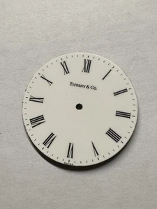 Tiffany & Co 33mm White Enamel Round Watch Dial - Picture 1 of 6