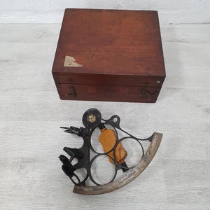 Antiker maritimer Sextant von J. Coombes in Holzbox -B44 - Bild 1 von 24