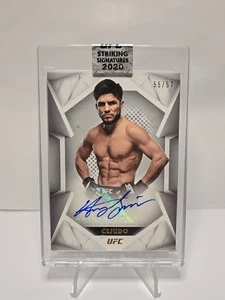 2020 Topps UFC Striking Signatures - Fighter Auto Henry Cejudo #STS-HC #'d 55/57 - Picture 1 of 2