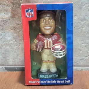 NFL Quarterback Trent Green Hand Painted Football Bobblehead Doll 2001 - Bild 1 von 11