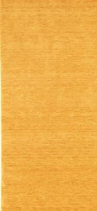 Morgenland Teppich Uni - 300 x 80 cm - Scala-Gold - Bild 1 von 84