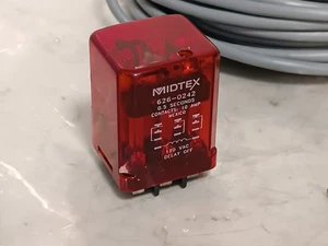 Midtex 626-0242 Relay Coil, Contacts: 10A, 0.5sec Delay Off, 11 Pin - Picture 1 of 3