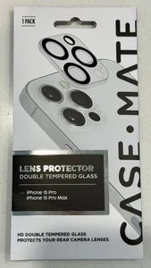 Case Mate Lens Protector for iPhone 15 Pro Max Double Tempered Glass - Bild 1 von 2