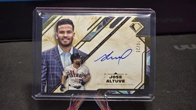 2025 Topps Diamond Icons diamond drip auto Jose Altuve 10/25 Astros 💎🔥⚾ - Image 1 of 3