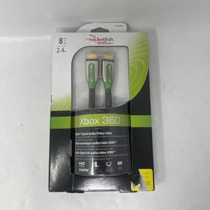 New Sealed Rocketfish Gaming HDMI Digital Audio/Video/Stereo Cable 8ft Xbox 360 - Picture 1 of 7
