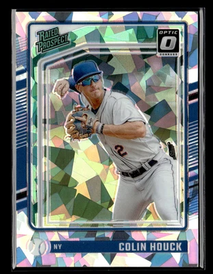 Colin Houck 2024 Optic Rated Prospect Cracked Ice Prizm 12/25 #118 - Image 1 of 2