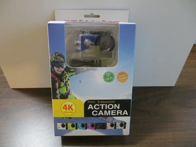 4K ULTRA HD WiFi ACTION CAMERA ~ WATERPROOF 30M ~NEW IN BOX ~ 2in LCD screen!  - Image 1 of 4