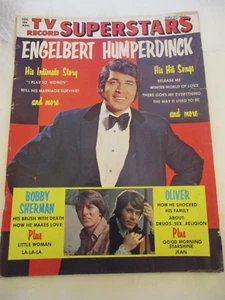 Engelbert Humperdinck, Bobby Sherman - TV Record Superstars Magazine 1970 - Picture 1 of 6