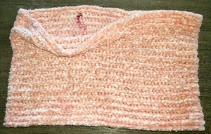 JUSTICE GIRLS pink INFINITY CHENILLE STYLE SCARF one size fits most - Picture 1 of 1