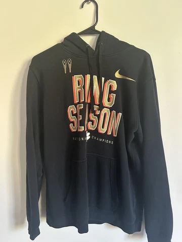 Clemson Tigers Nike Hoodie Sweatshirt Men’s Size Large RING SEASON 2018 Champs Cover