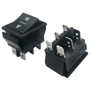 Interruptor rocker 16A 250V negro 4 pines encendido apagado SJ3-1-22-8 - Imagen 1 de 6