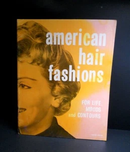 VINTAGE RETRO 1961 LARGE HAIRSTYLE BOOK~AMERICAN HAIR FASHIONS" - Picture 1 of 9