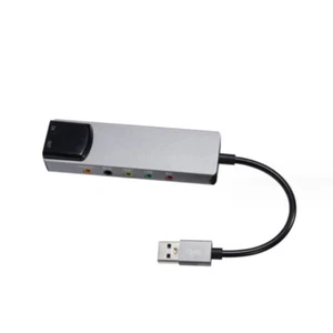 USB Laptop Desktop Computer Sound Card 5.1 Channel Professional Optical External - Picture 1 of 7
