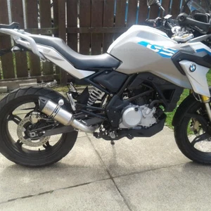 Tubo de enlace sistema de escape S2 deslizable plateado BMW G310GS G310R 2017-2024 - Imagen 1 de 10