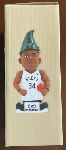 Giannis Antetokounmpo Milwaukee Bucks  Mean Mug Gnome Bobblehead SGA Cover