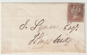 1849 =418= PARTE KINGSBRIDGE DEVON NUMERO & FINE BLU/VERDE FROGMORE ORIGIN UDC - Foto 1 di 2