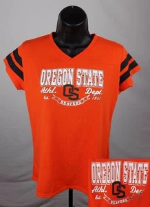 Oregon State Beavers Shirt Girls XL (14 - 16) Orange Team Logo Shirt New ST105 - Picture 1 of 4