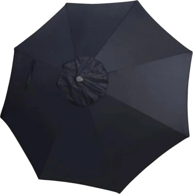 Cubiertas de repuesto para paraguas de patio de 7,5 pies 6 costillas mercado paraguas cubierta de dosel SOLO Foto 1 de 4