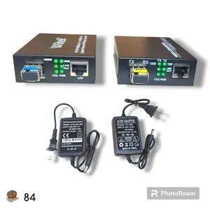 Un par de convertidores de medios Ethernet Bidi Gigabit de 1,25 G con 2 piezas Bidi + Tranceiver - Imagen 1 de 14