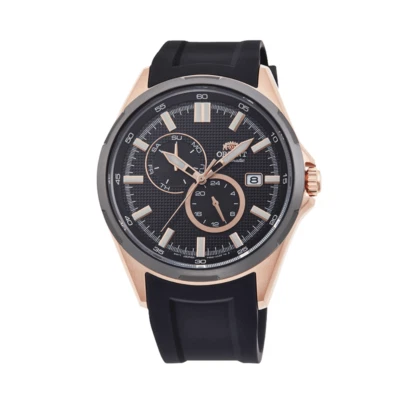 Orient Defender Day Date Sports Automatic Watch Black Dial AK0604B Made in Japan - Image 1 of 4