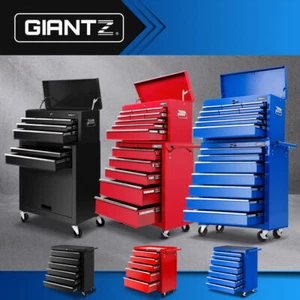 Giantz 3-17 Drawers Tool Box Chest Cabinet Trolley Toolbox Garage Storage Boxes - Picture 1 of 88