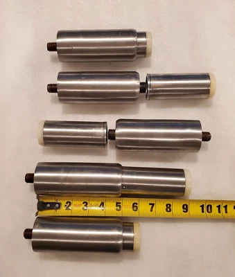 Pernas de aço inoxidável para equipamentos de cozinha comerciais / ajustáveis (5 pernas) - Imagem 1 de 3