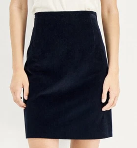 Weekend Max Mara Women’s Navy Corduroy Skirt Size 12 New With Tag Retail $275.00 - Picture 1 of 4