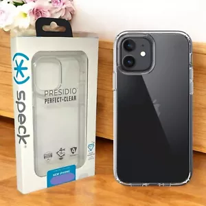 Official Genuine Original Speck (iPhone 12 & 12 Pro) Presidio Clear Case Cover - Picture 1 of 12