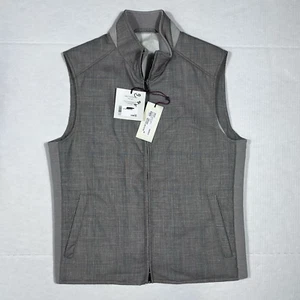 $1095 New LUCIANO BARBERA Men's Size Medium M US 50 EU Wool/Silk/Linen Vest - Picture 1 of 5