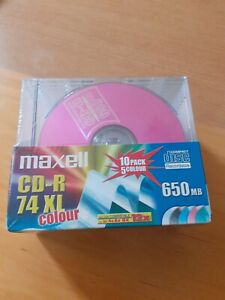 Maxell CD-R 74 XL 10 Coloured Pack