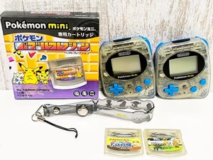 Nintendo Pokemon mini console portatile portatile set cinturino pacchetto Giappone - Foto 1 di 11